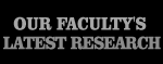 FACULTY RESEARCH