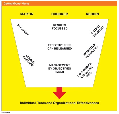 Diagram outlining the GettingItDone Gurus path to organizational effectiveness