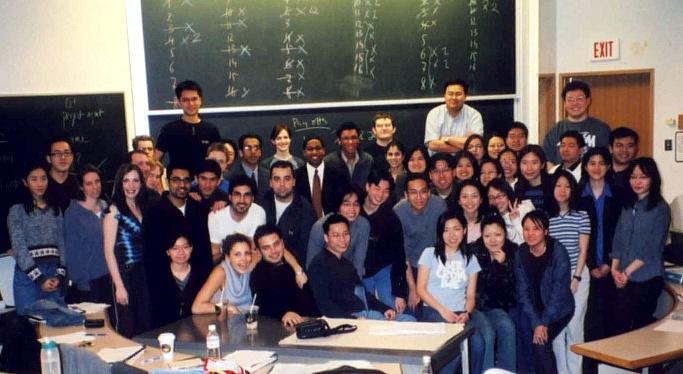 MGT 426H1S Students preparing to graduate, 2002